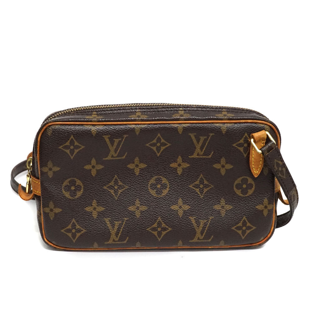 Louis Vuitton Marly Bandouliere Monogram Canvas Leather Shoulder Bag